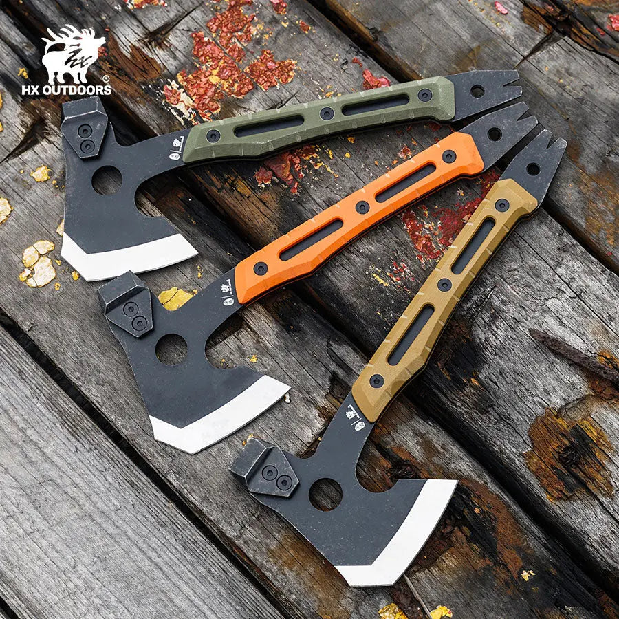 HX Ironside hachette camping 32,6 cm manche vert