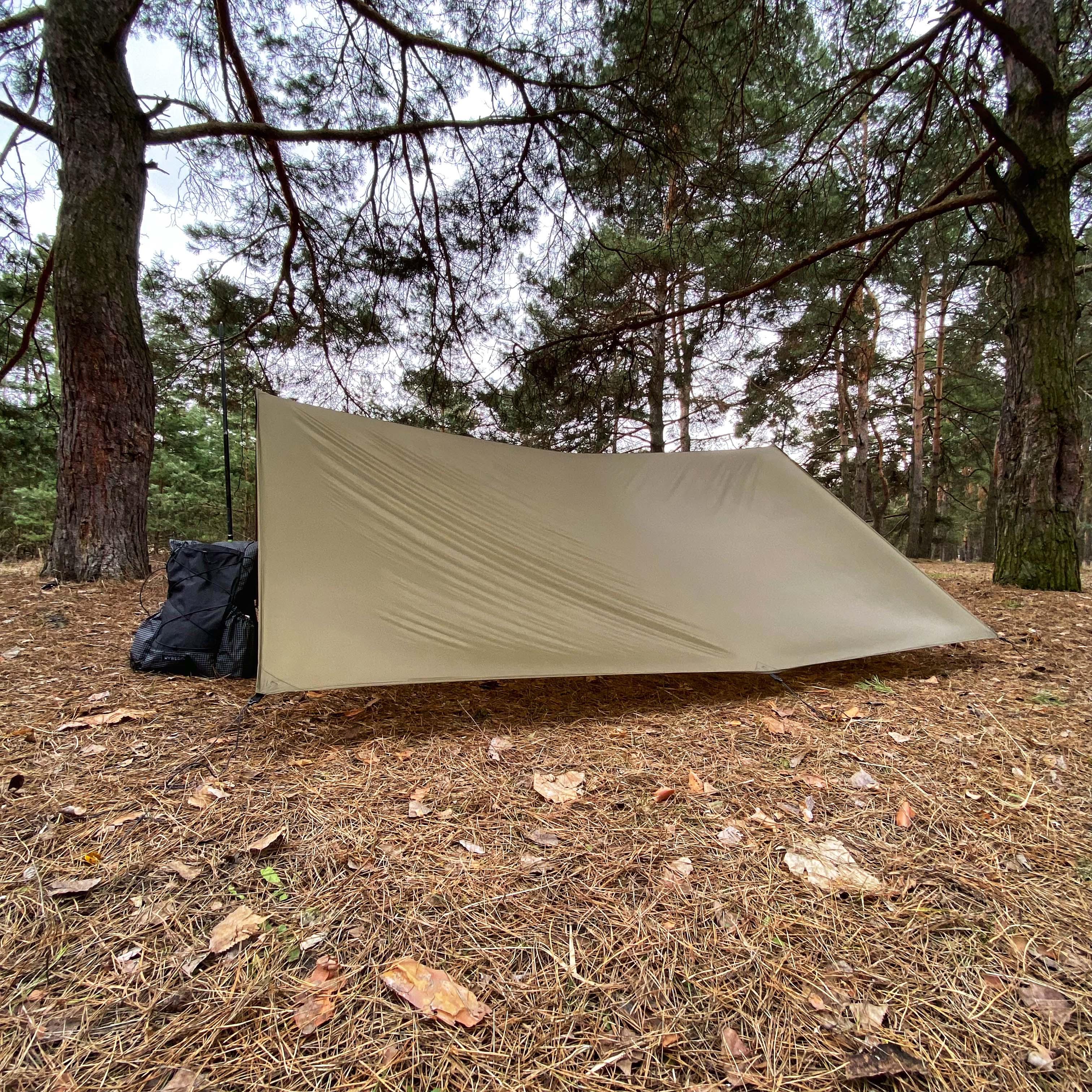 Hyberg Zolo Max tarp 2 personnes olive 340g
