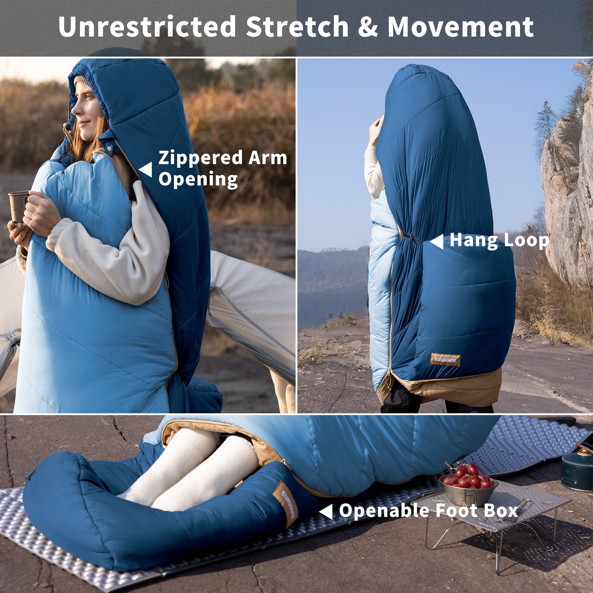 Naturehike Mujin Pro -2°C sac de couchage momie M