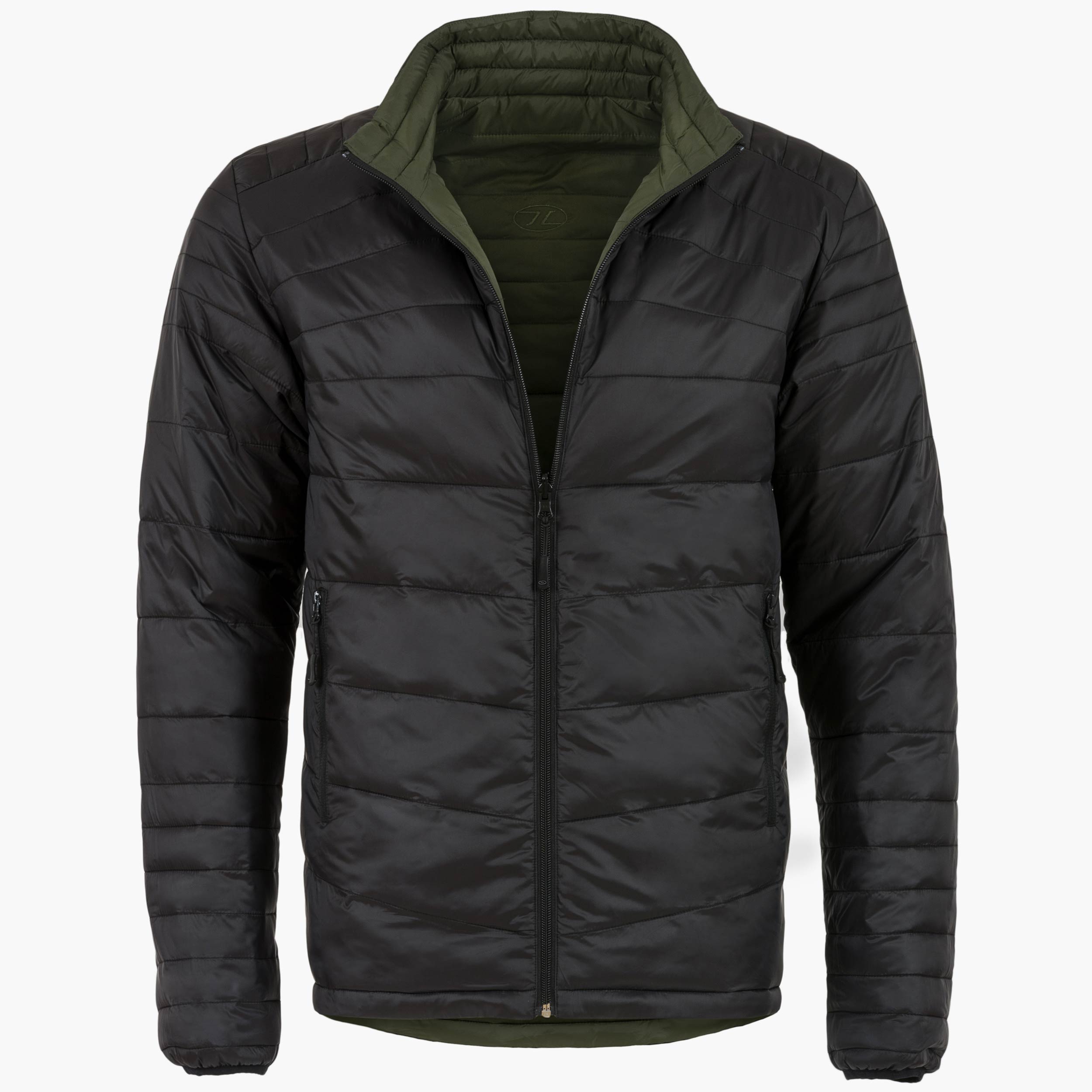 Highlander Reversible veste homme isolée olive noir