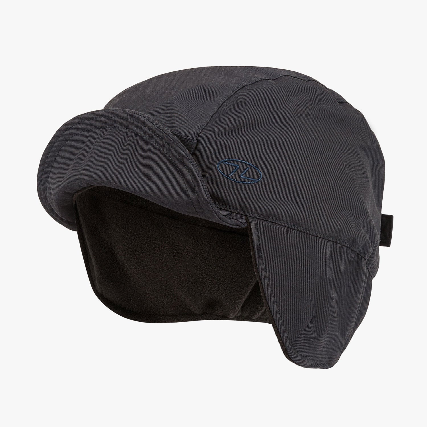 Highlander Mountain Hat bonnet imperméable noir L doublure polaire