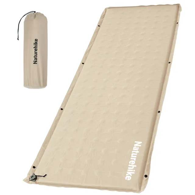 Naturehike D Series matelas autogonflant simple 6 cm kaki
