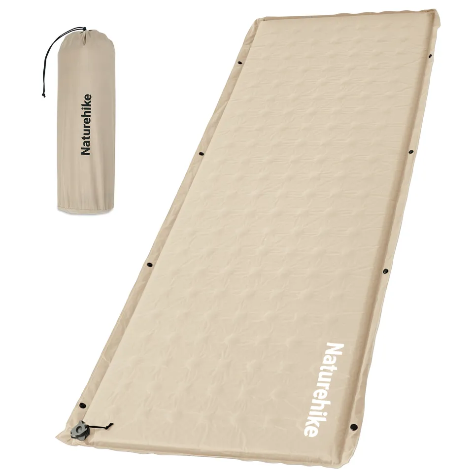 Naturehike D Series matelas autogonflant simple 6 cm kaki
