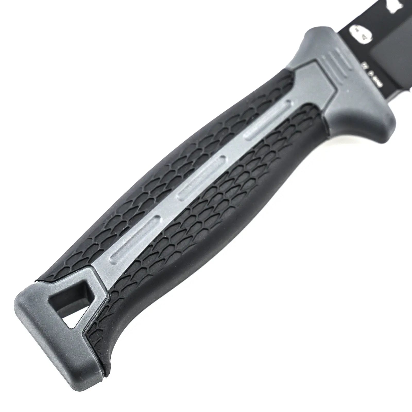 HX Hound couteau fixe D2 11 cm gris