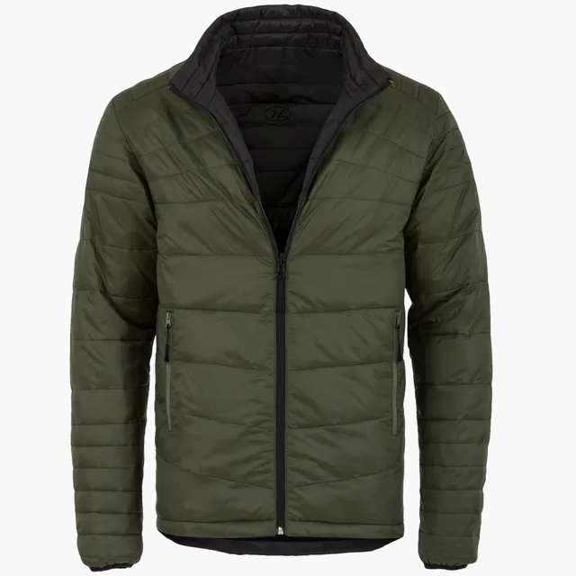 Highlander Reversible veste homme isolée olive noir