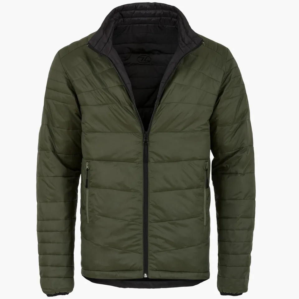 Highlander Reversible veste homme isolée olive noir