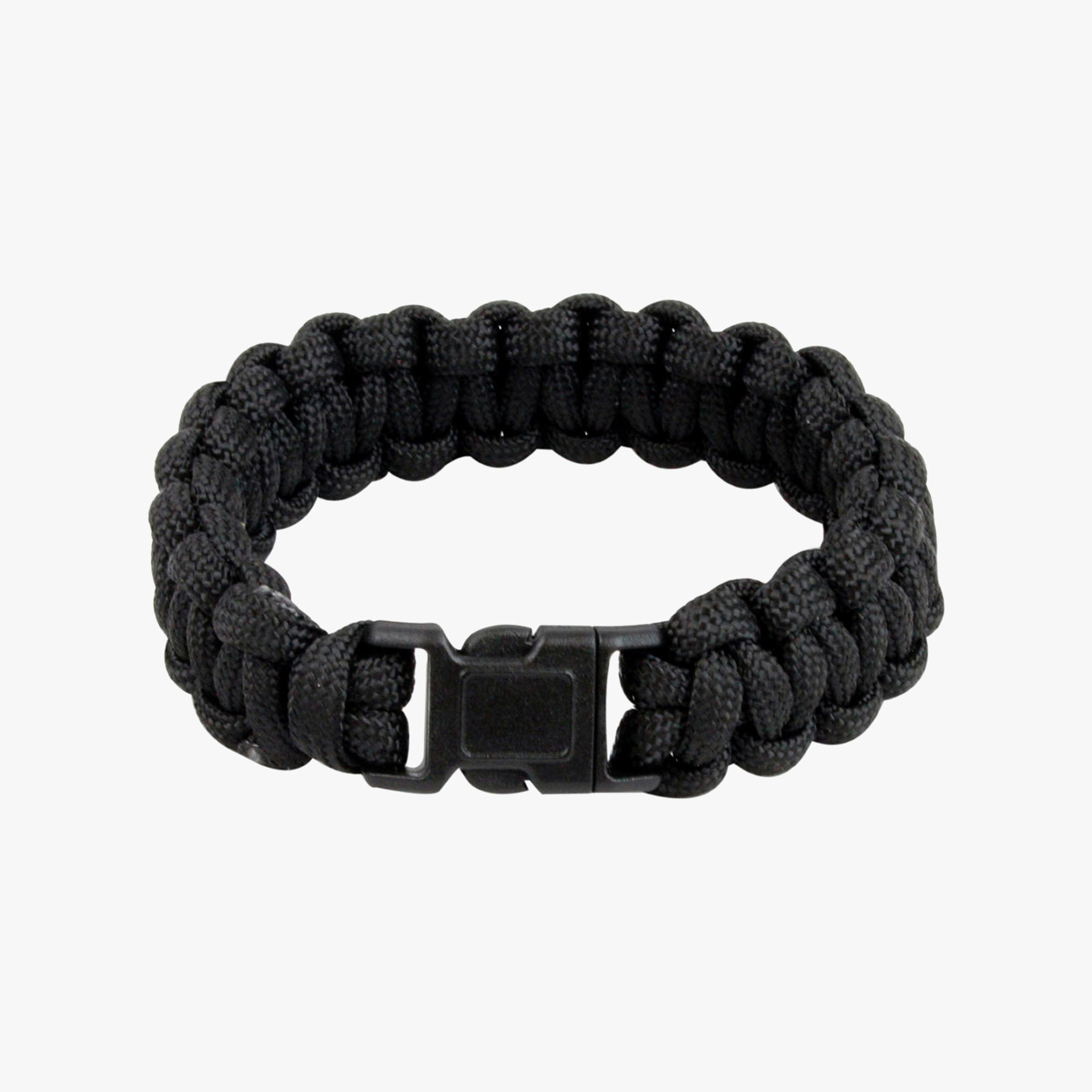 Highlander bracelet paracorde boucle rapide noir
