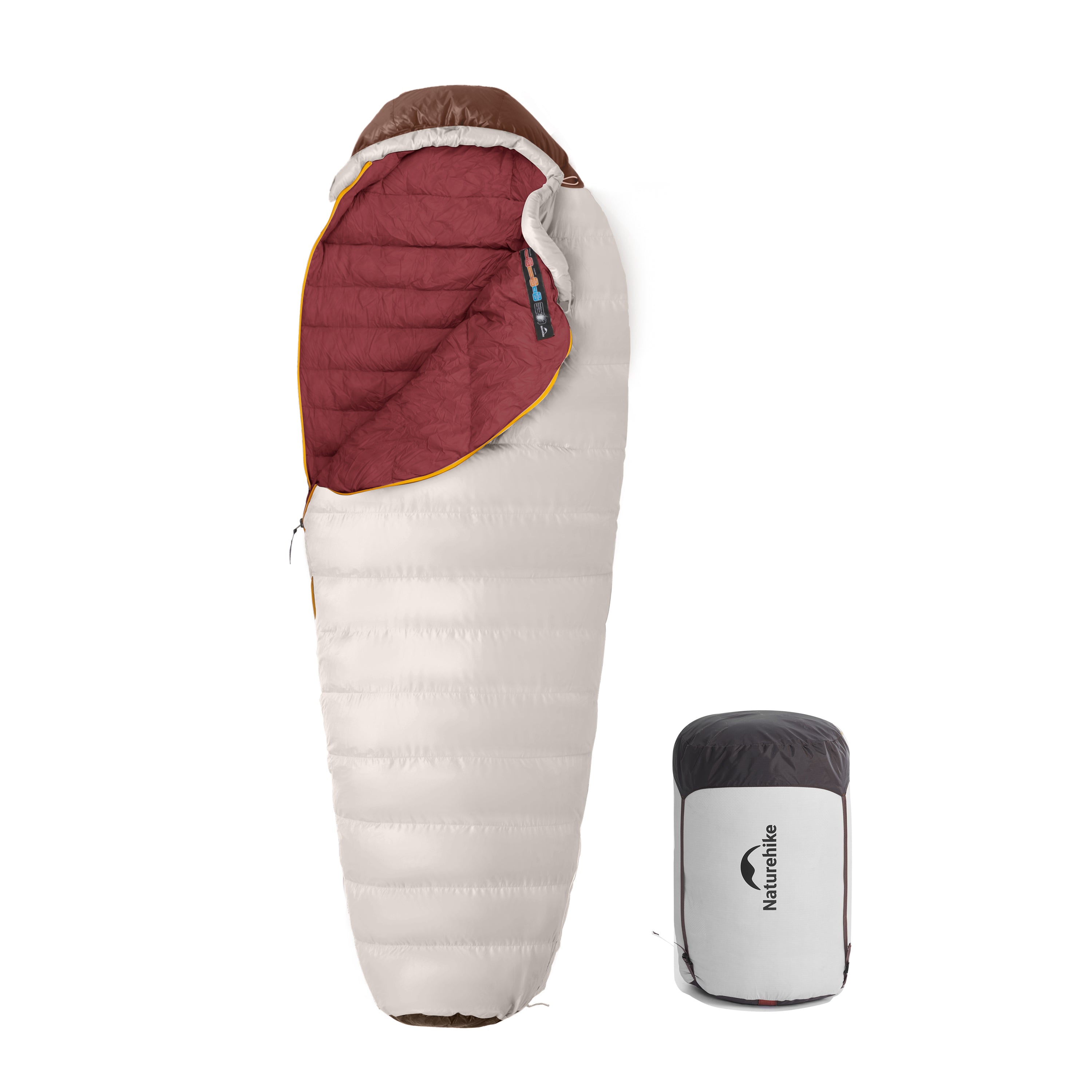 Naturehike Snowbird SP400 sac couchage kaki L 3,8°C