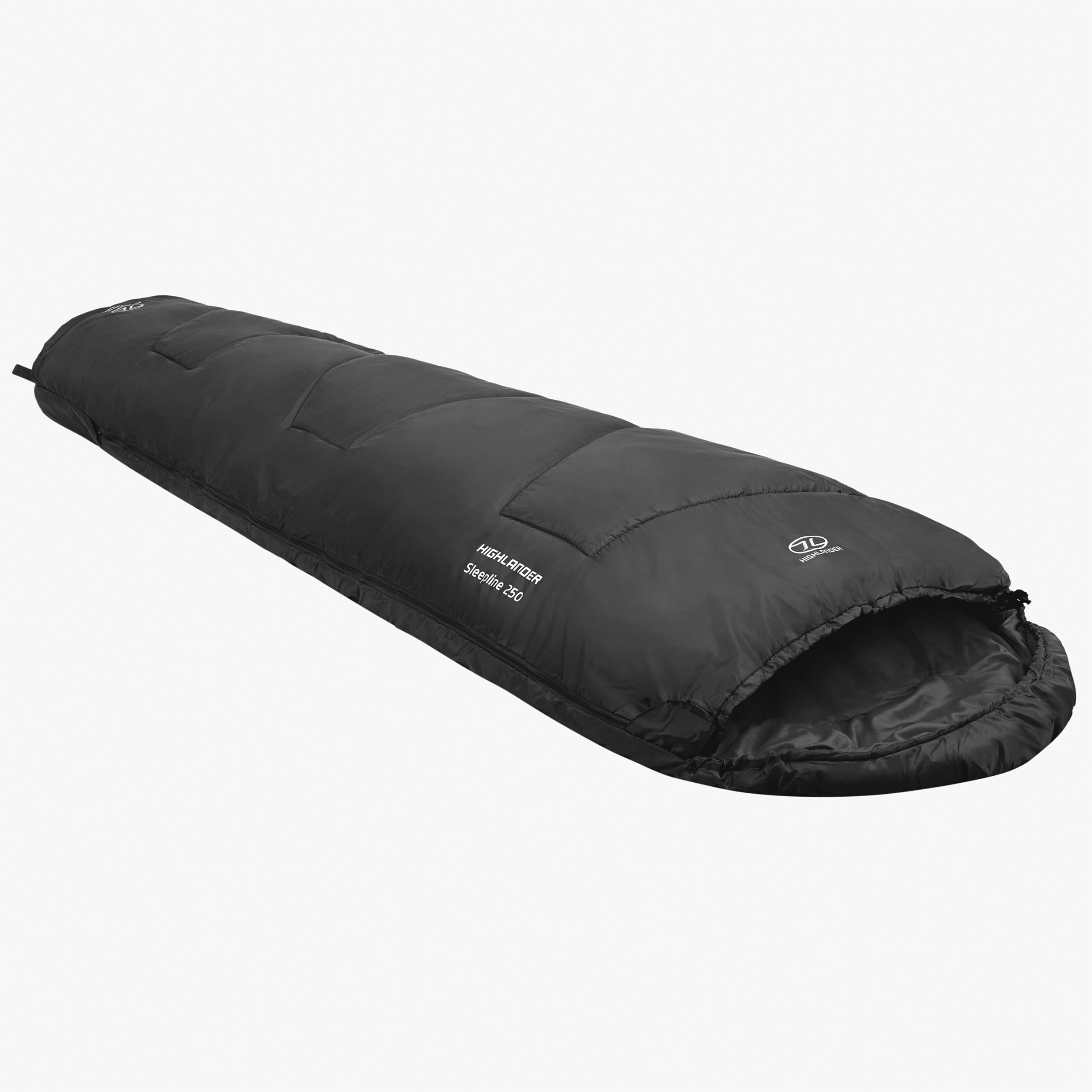 Highlander Sleepline 250 sac de couchage momie charcoal