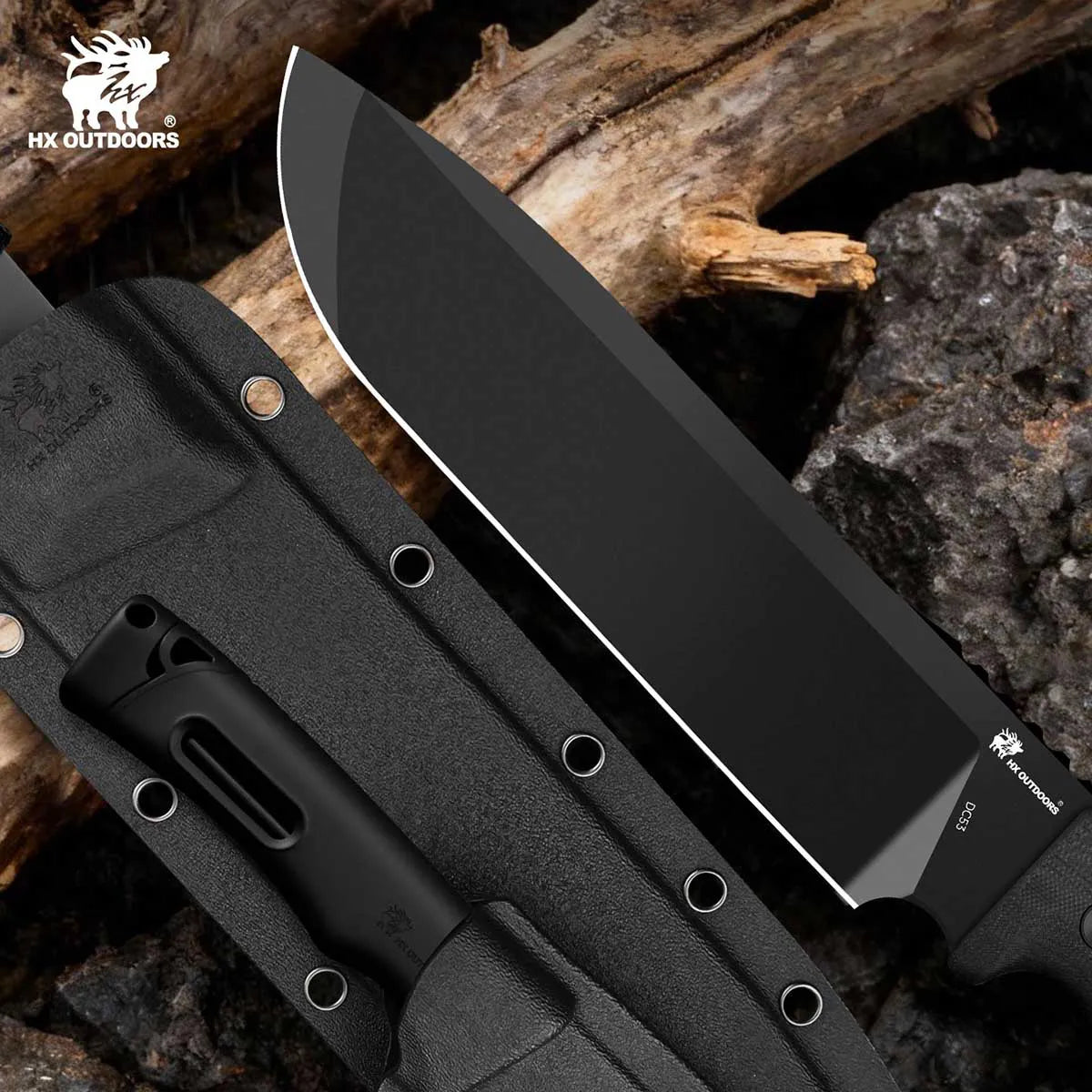 HX Nightstalker Plus D-348 chopper DC53 lame 21,5 cm G10
