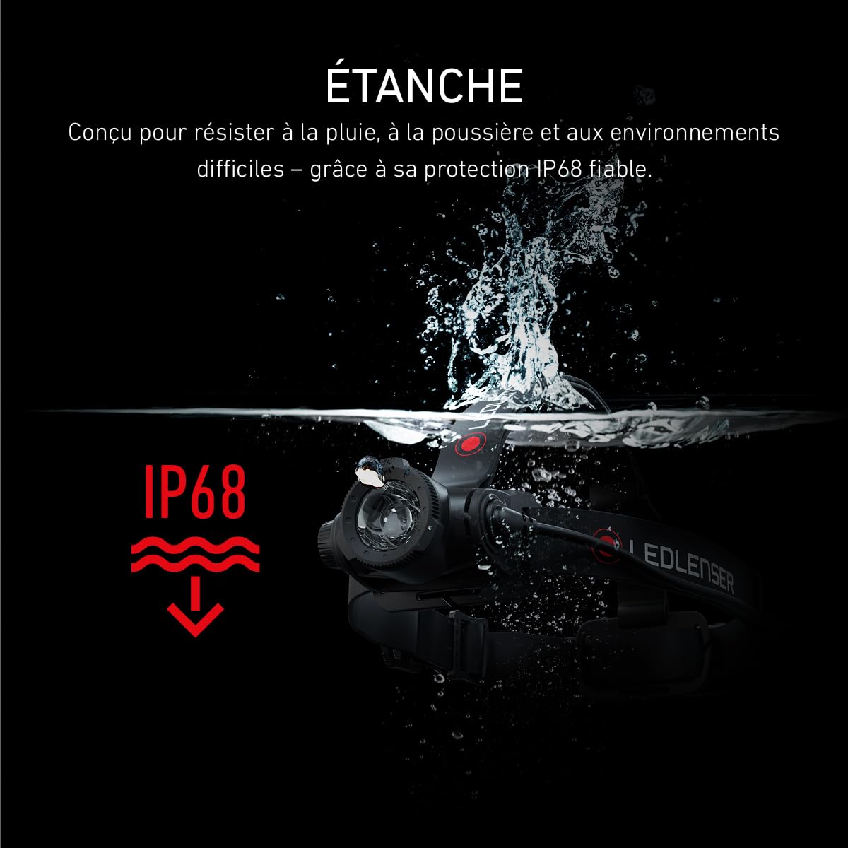 Ledlenser H7R Core Lampe Frontale Rechargeable 1000 lm 250 m IP68