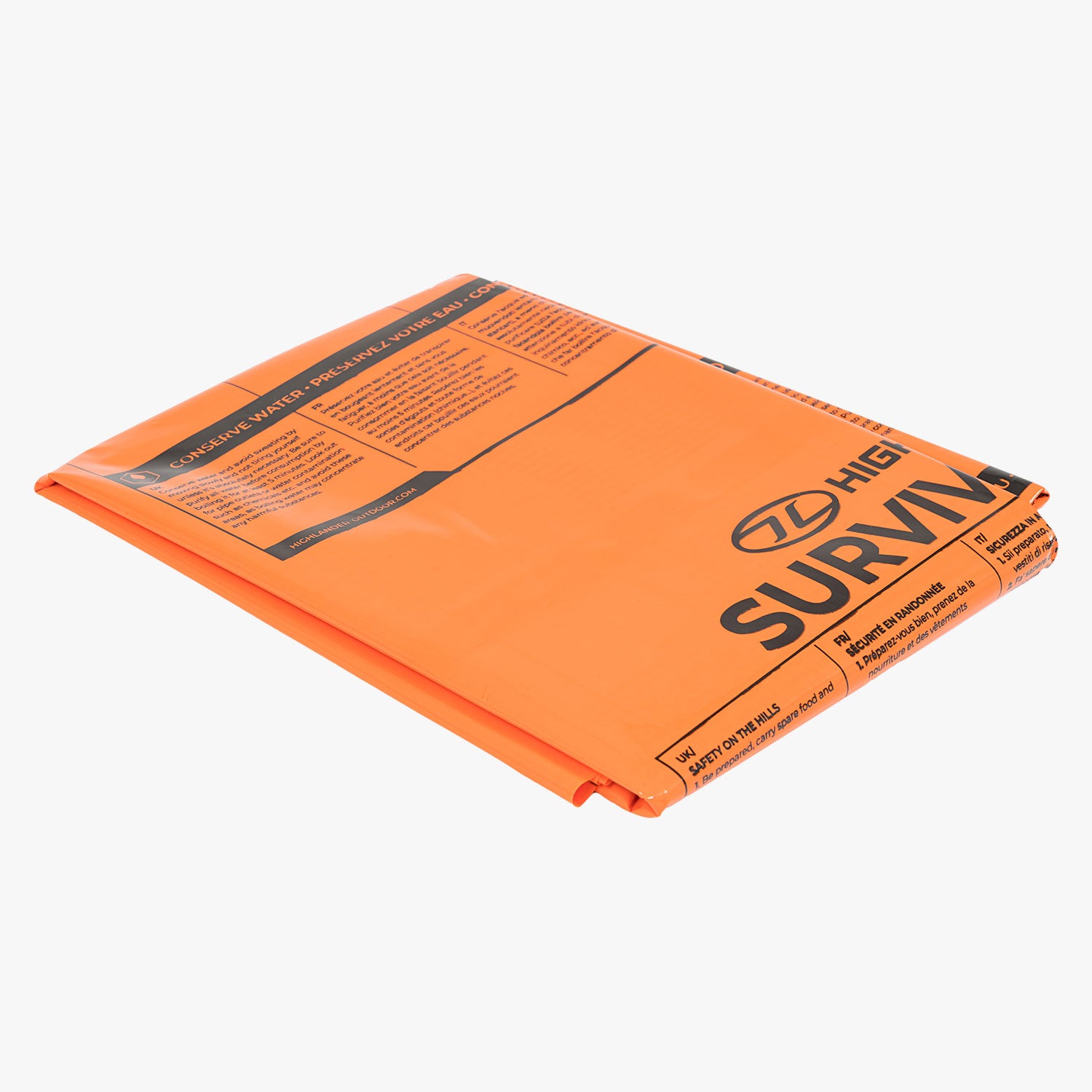 Highlander Survival sac bivouac urgence orange 2 places