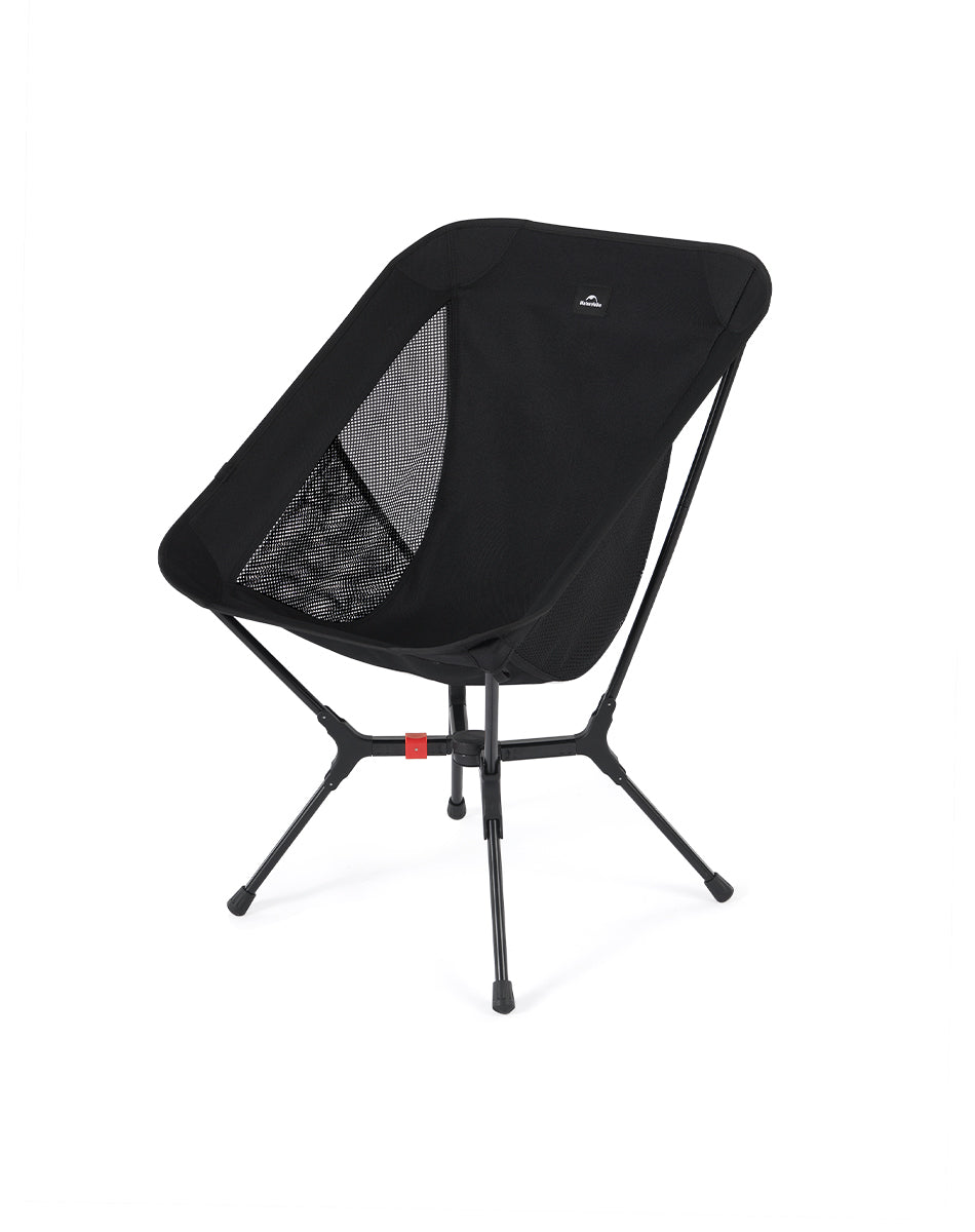 Naturehike PeakLite chaise camping M Noir aluminium 200 kg
