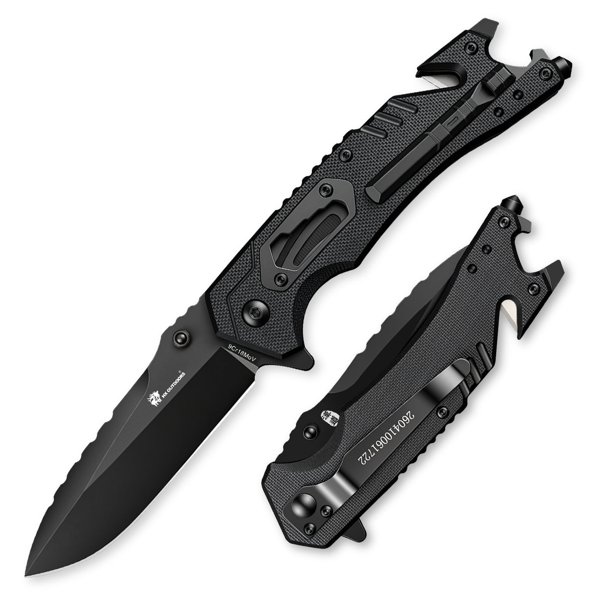 HX Infantry ZD-090 couteau pliant camping G10 lame 85 mm