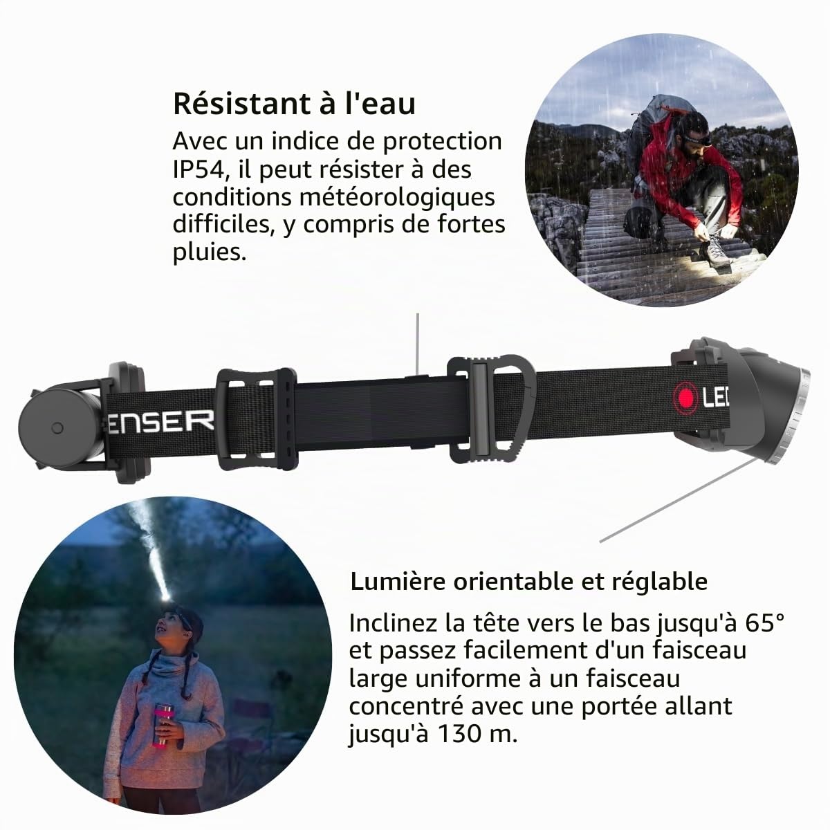Ledlenser H8R SE lampe frontale 700 lm rechargeable 130 m