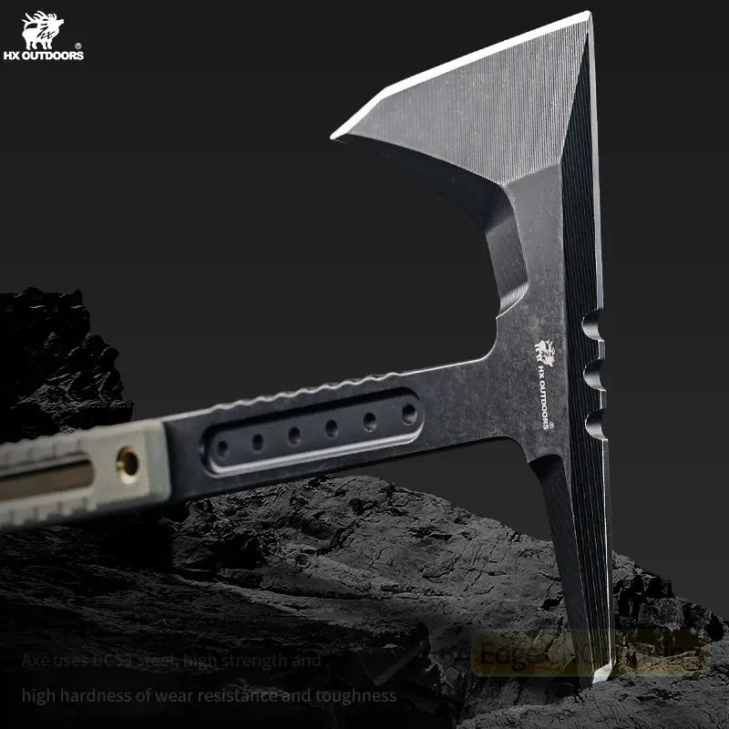 HX Camping Hatchet FT-12 hachette DC53 manche G10 tan