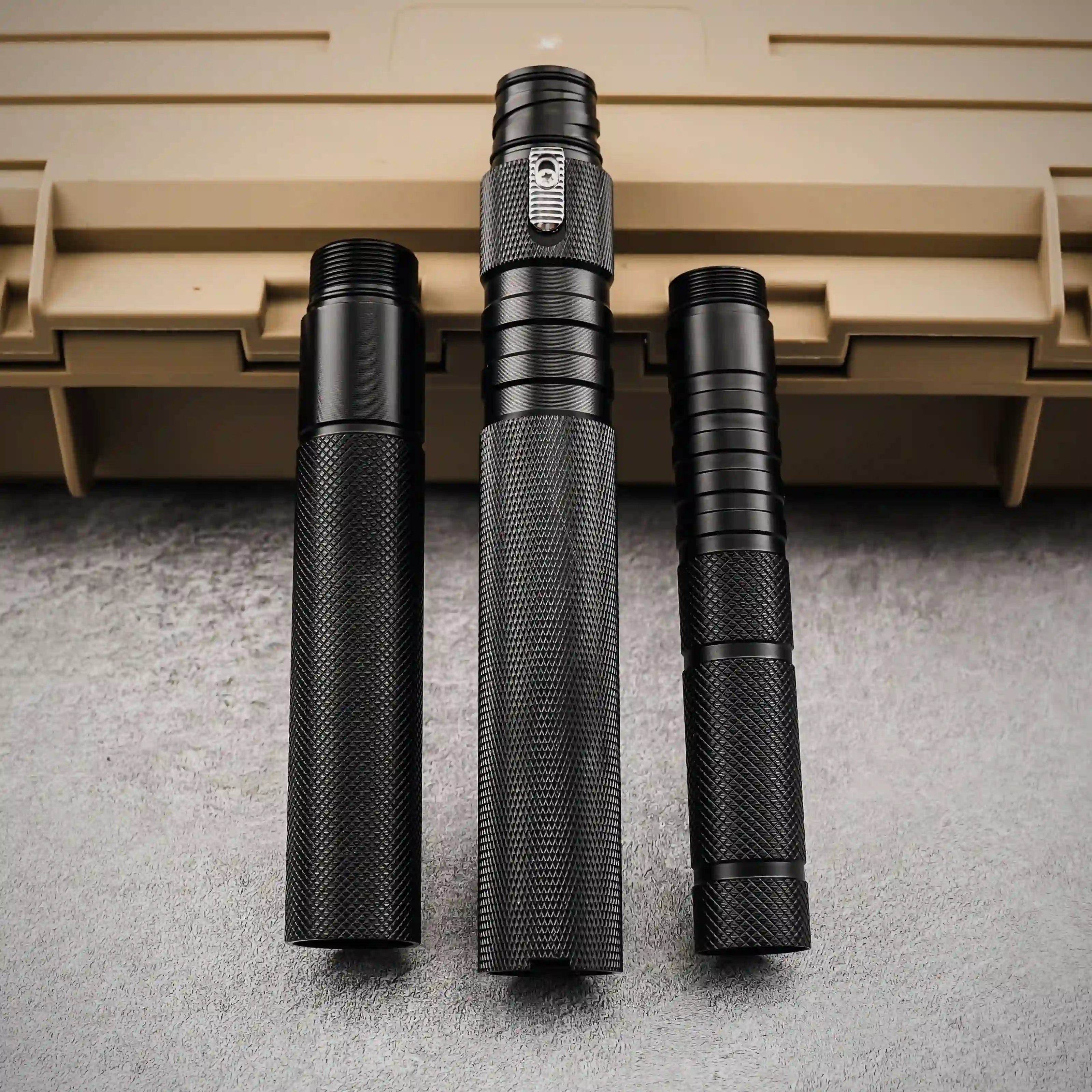 HX YP-150 manche extension pelle alu 15,5 cm noir