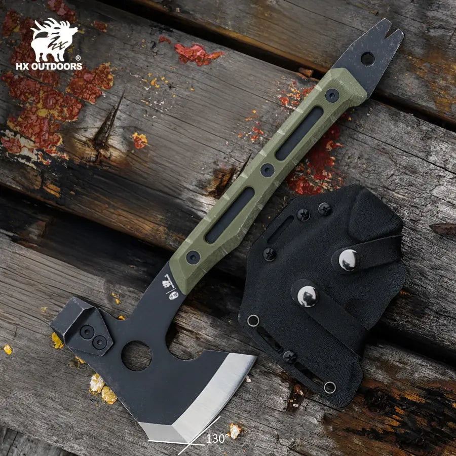 HX Ironside hachette camping 32,6 cm manche vert