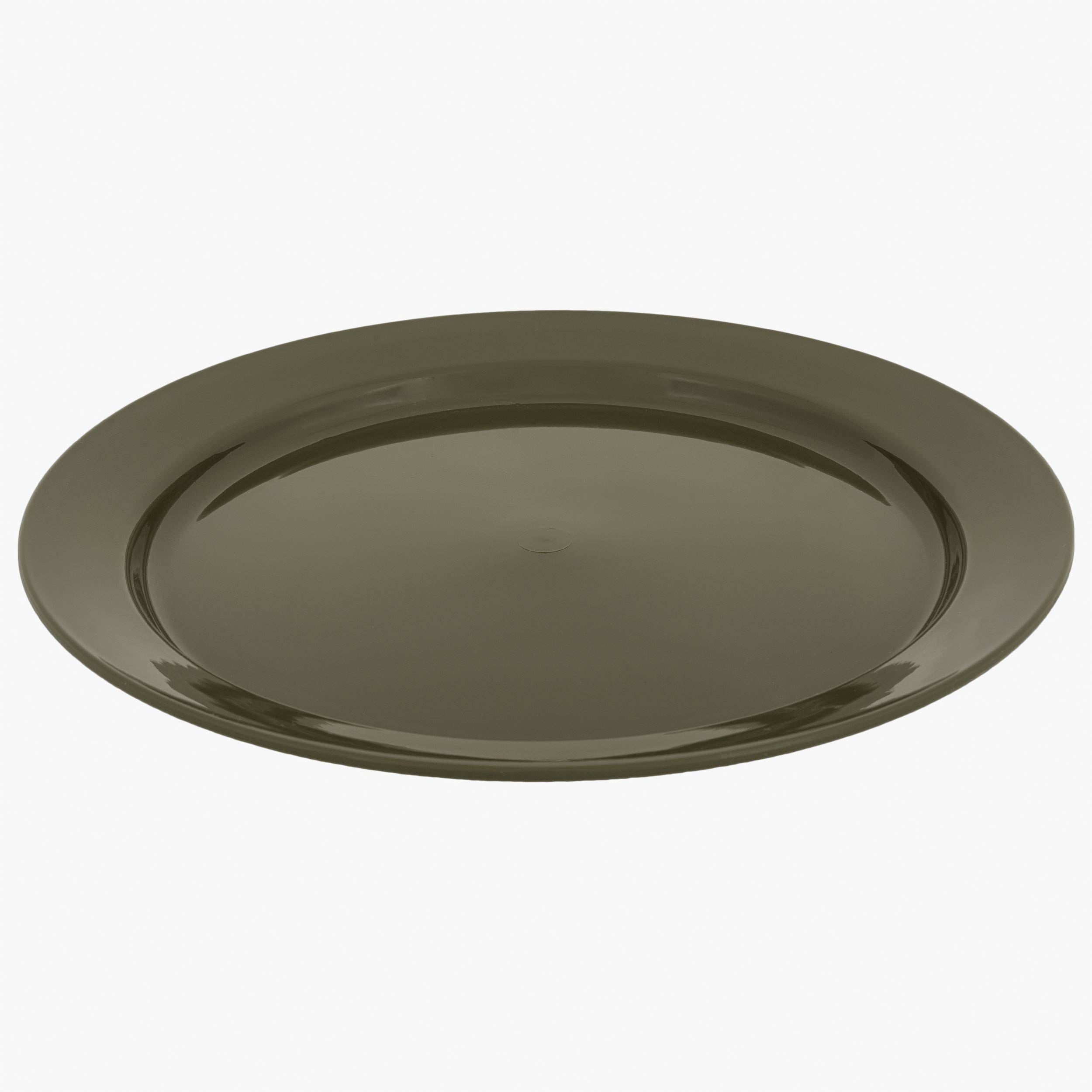 Highlander assiette plate camping 25 cm Corail