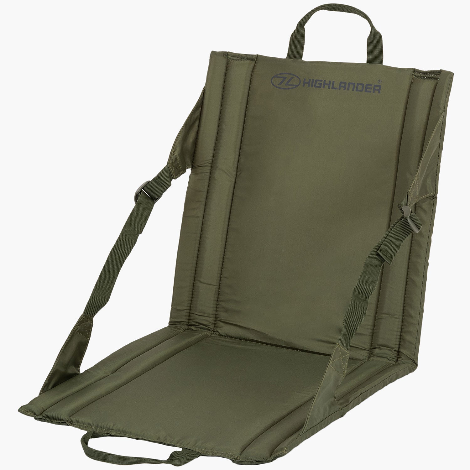 Highlander siège pliant outdoor noir 385 g compact
