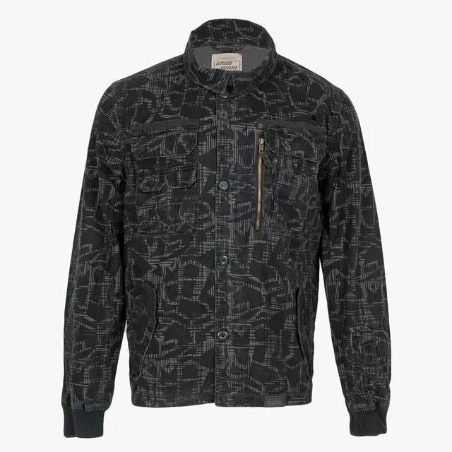 Highlander Michigan veste coton homme charcoal black