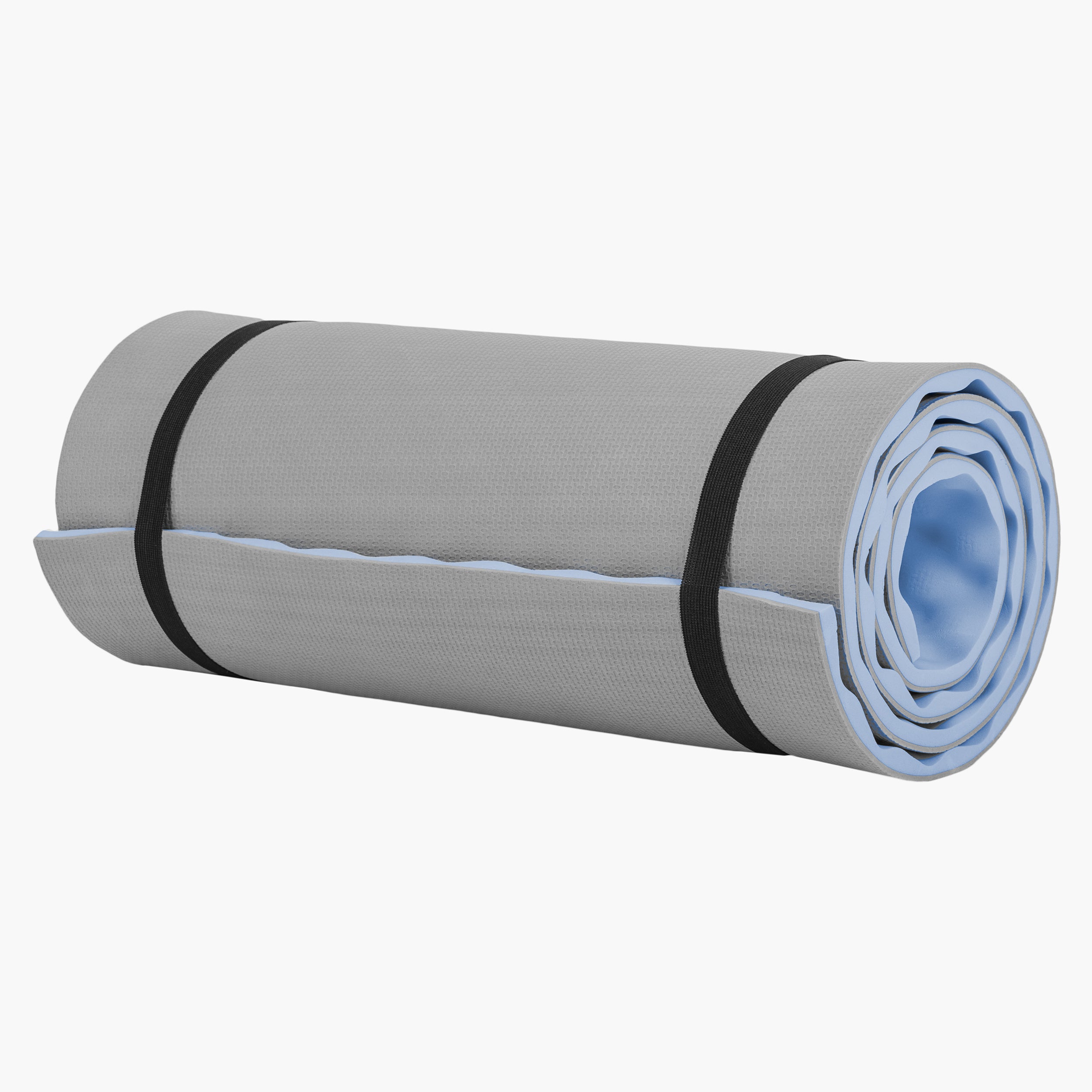 Highlander Comfort Tapis de Camping 185 cm Bleu Foncé
