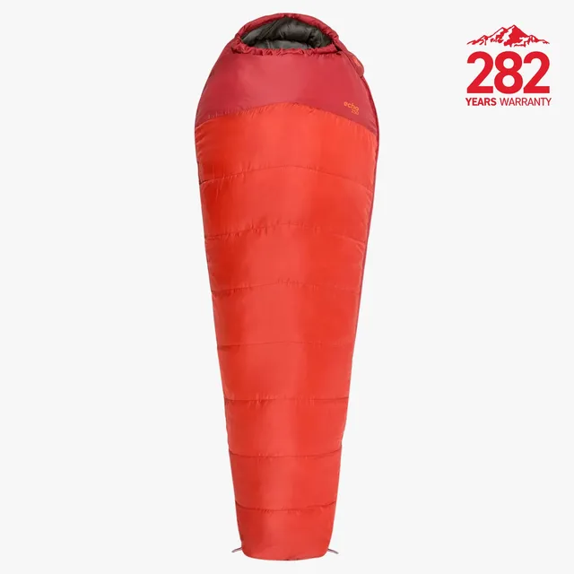 Highlander Echo 250 sac de couchage momie rouge 2-3 saisons