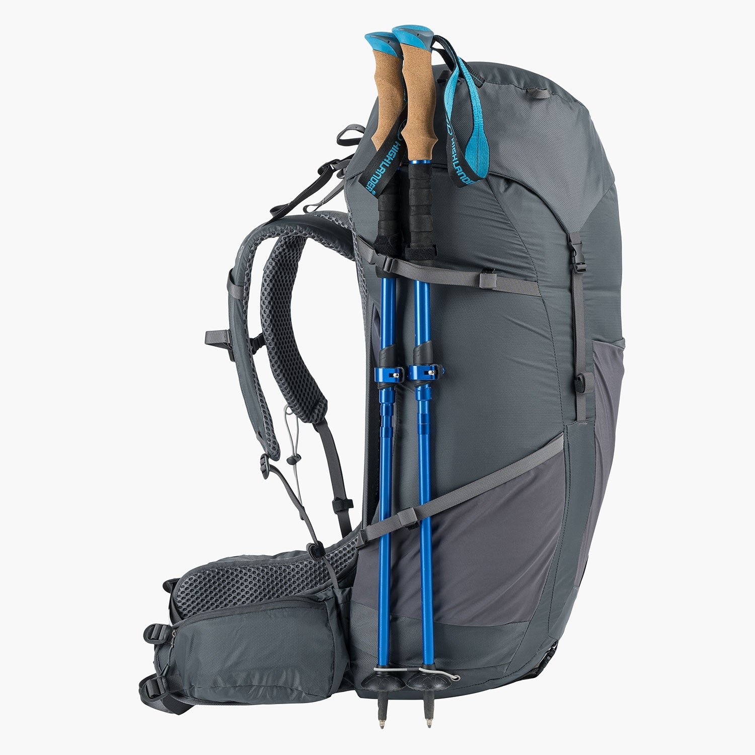 Highlander Ben Nevis sac à dos 65L gris rando