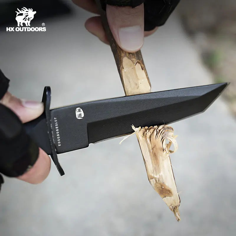 HX Fixed Blade D-214 couteau fixe 9,6 cm caoutchouc