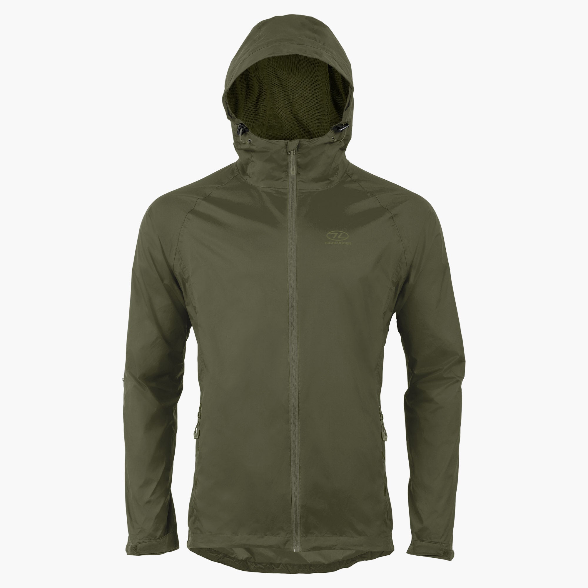 Highlander Stow & Go veste imperméable homme noir pliable
