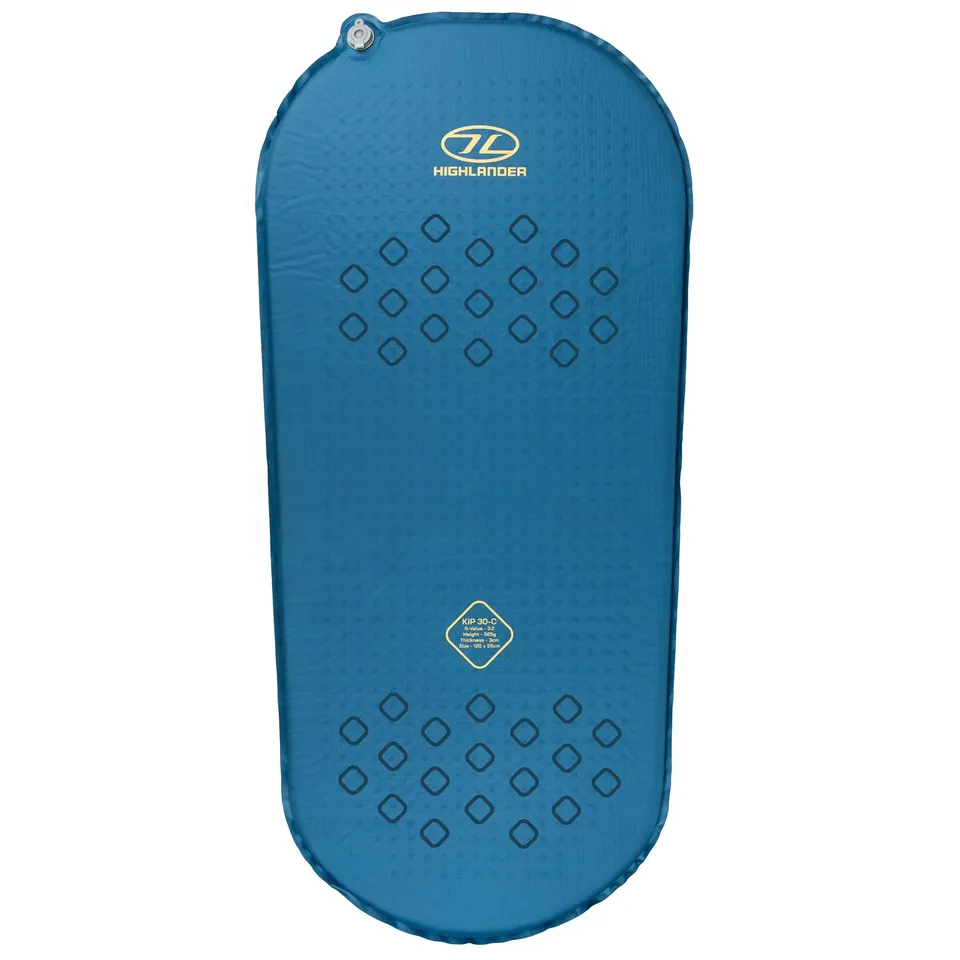 Highlander Kip Mat Compact 30mm matelas autogonflant bleu