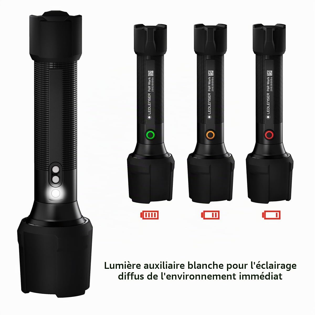 Ledlenser P6R Work lampe torche 850 lm rechargeable IP68