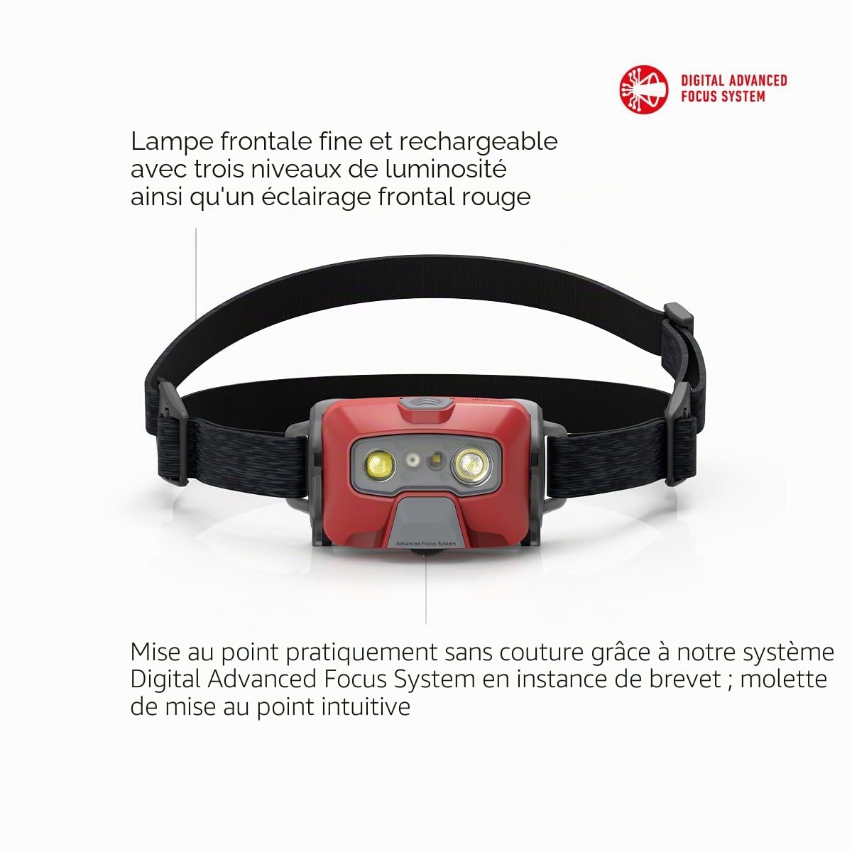 Ledlenser HF6R Core lampe frontale 800 lm rechargeable