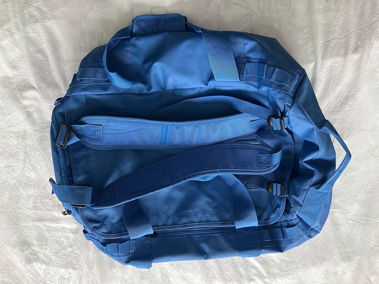 Highlander Storm Kitbag sac polochon bleu 65L