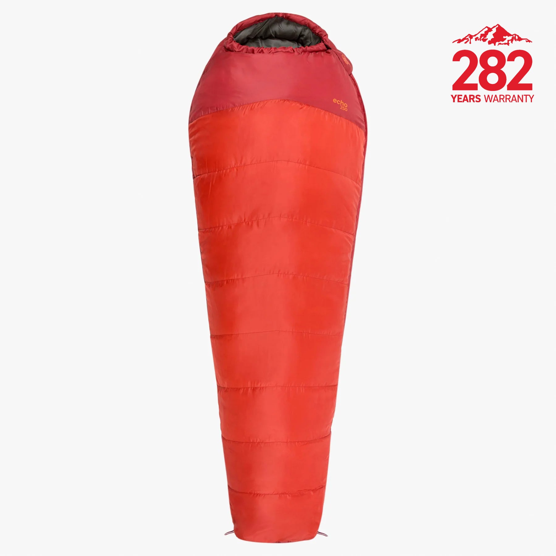 Highlander Echo 250 sac de couchage momie rouge 2-3 saisons