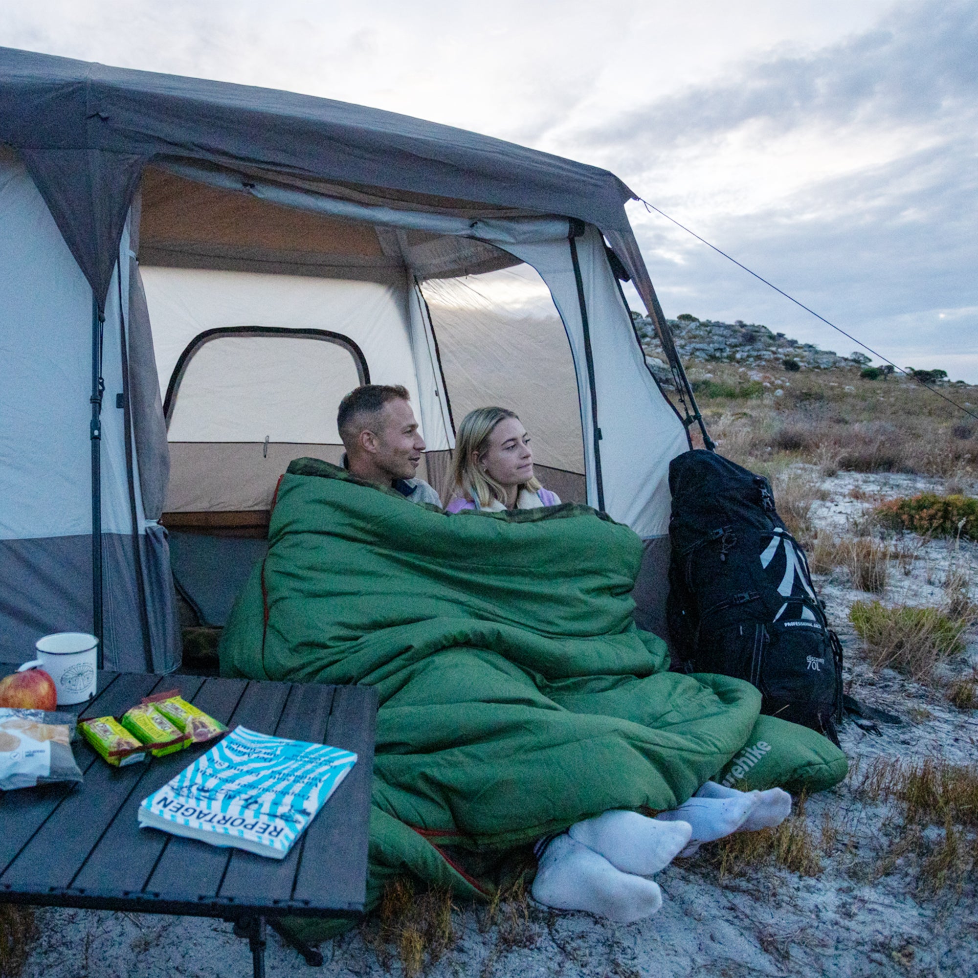 Naturehike AutumnField sac couchage double synthétique 6°C 2 pers