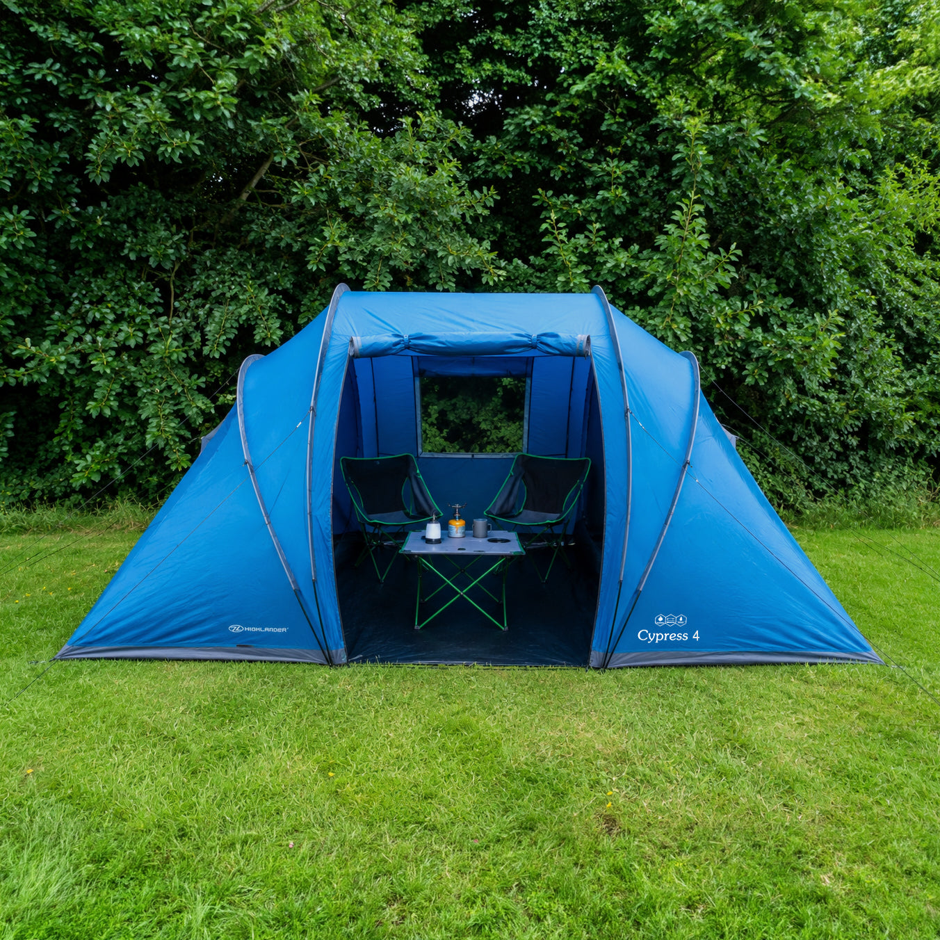 Highlander Cypress 4 tente camping 4 personnes 2 chambres