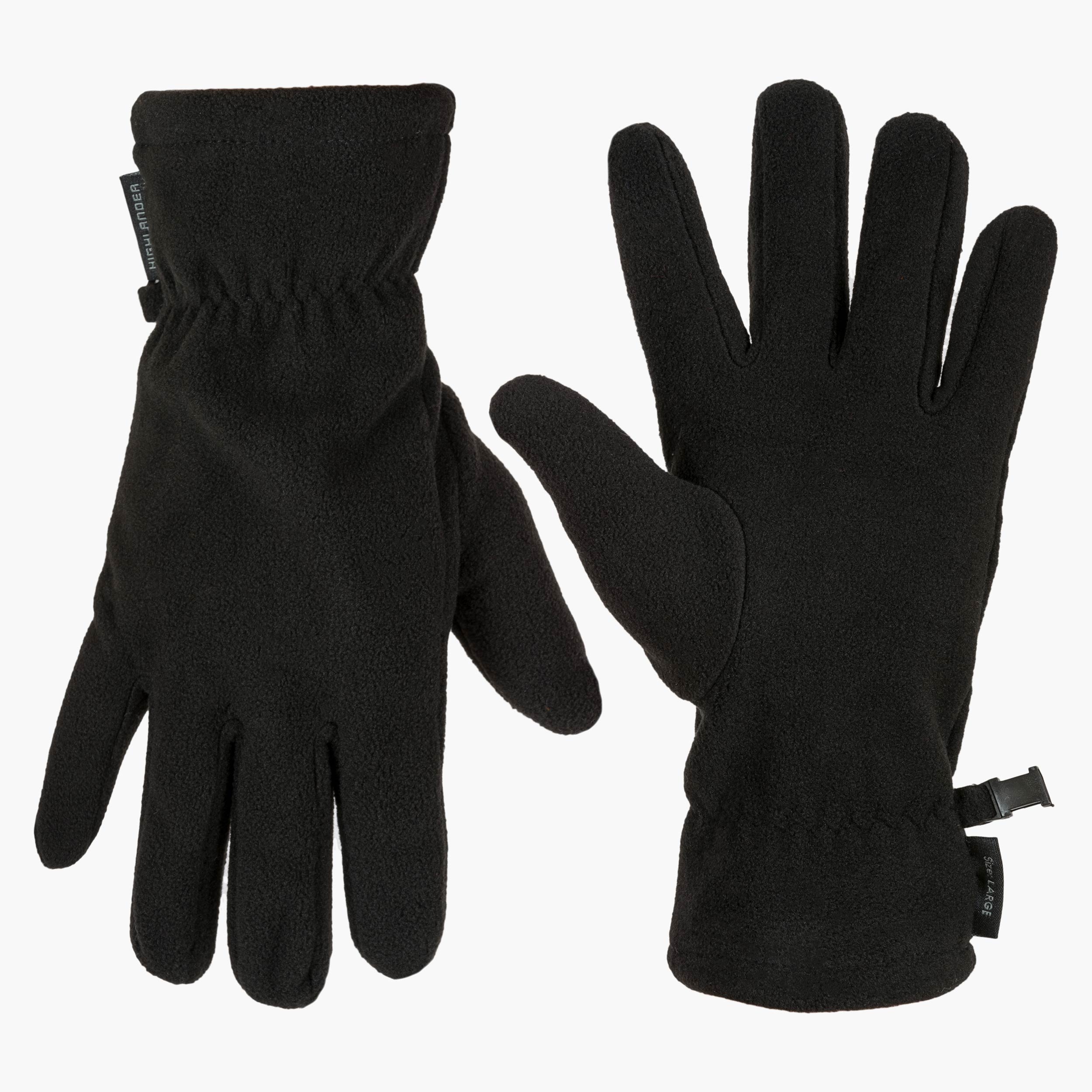 Highlander Hats and Gloves gants polaire noir taille M