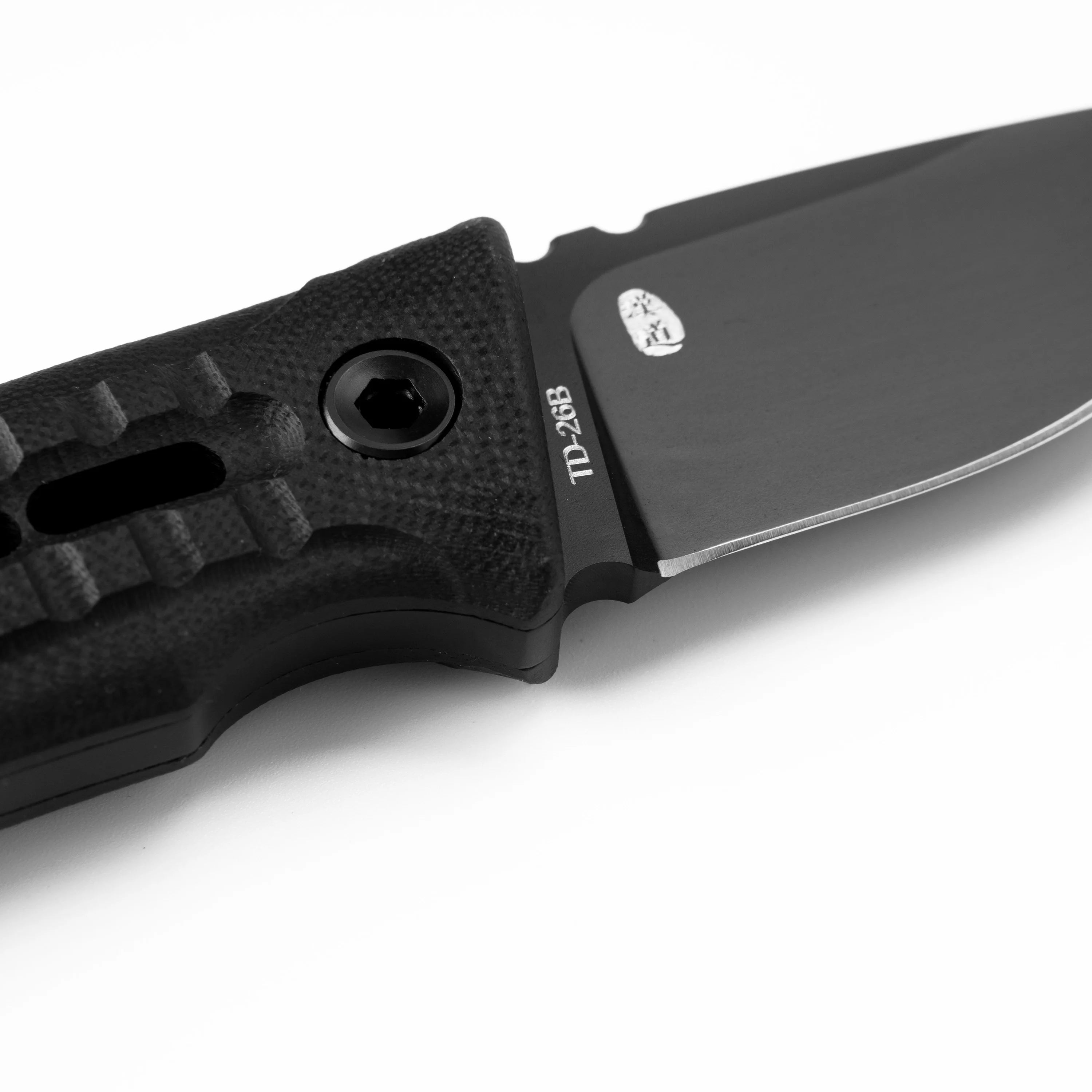 HX Rock Apex Mini TD-26B couteau fixe 58 mm manche G10 noir