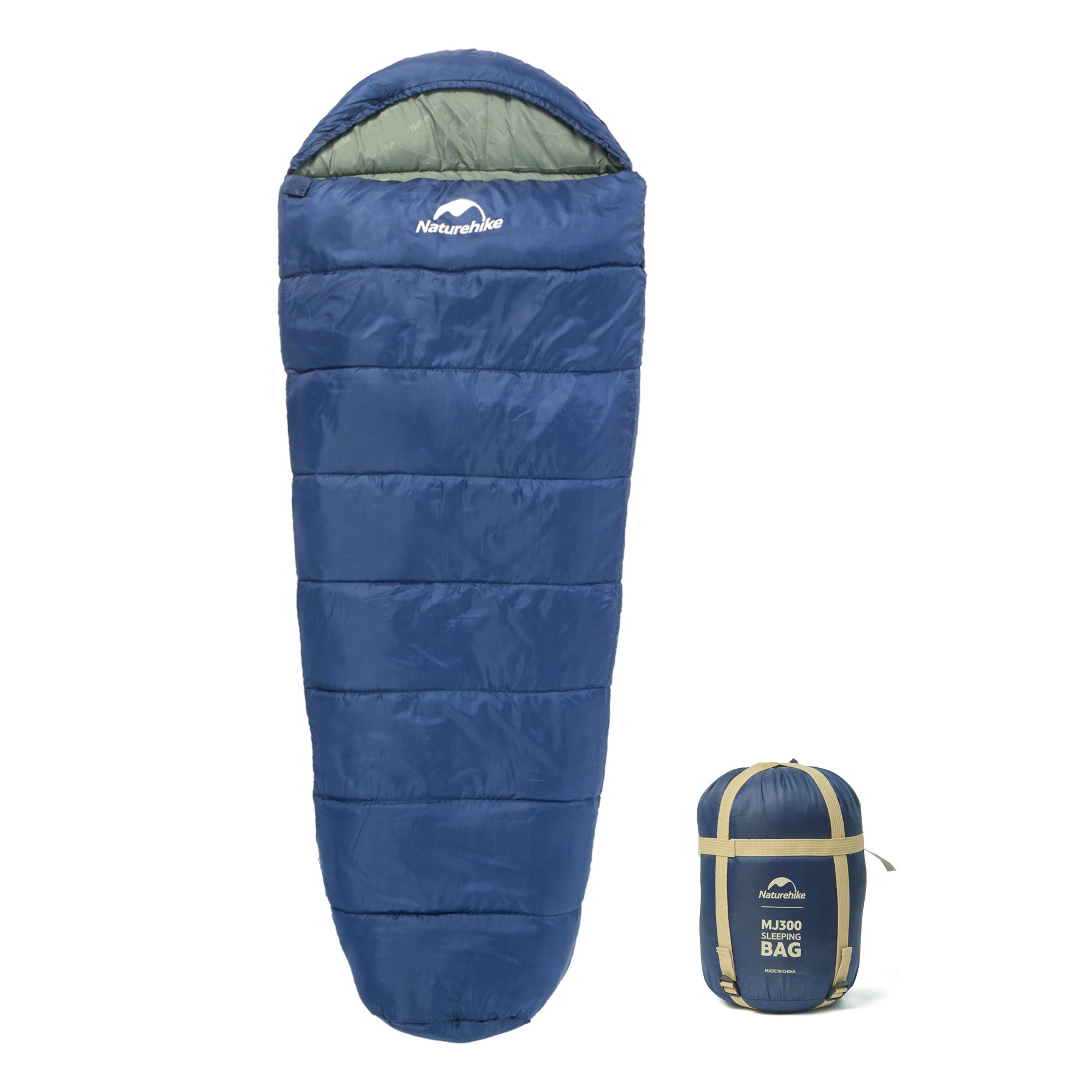 Naturehike Mujin MJ300 Sac Couchage Momie 4°C Bleu