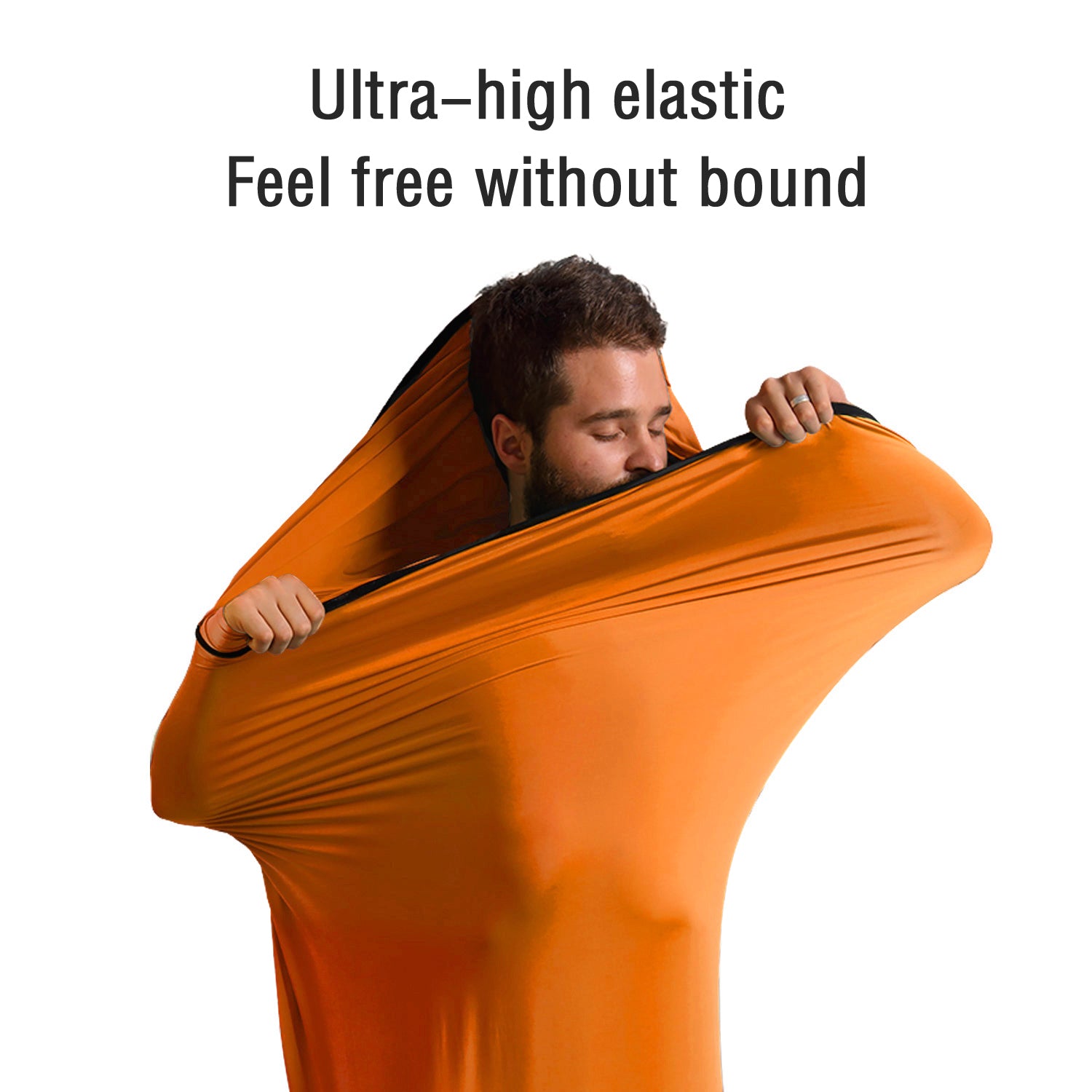Naturehike PE080 doublure sac de couchage orange extensible