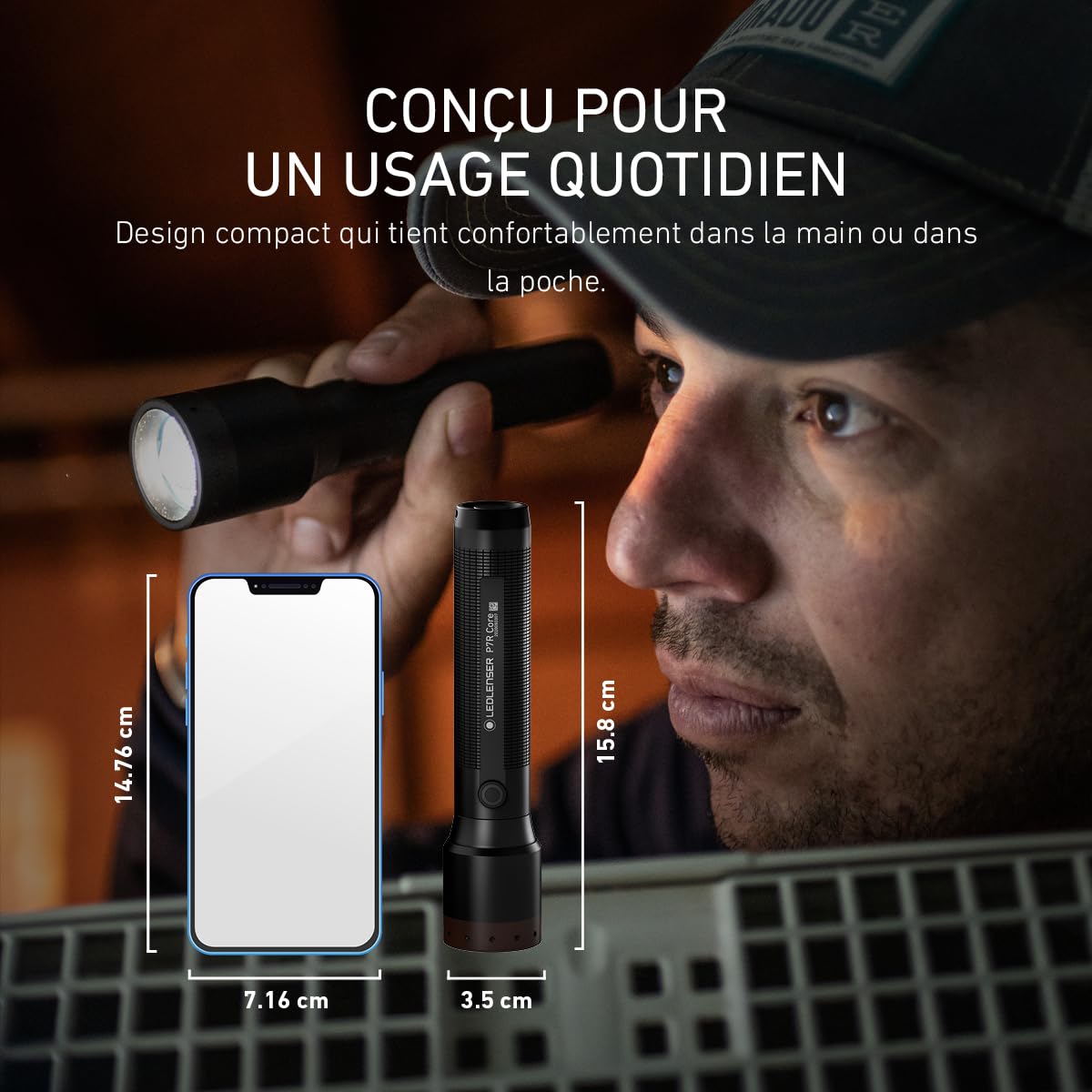 Ledlenser P7R Core lampe torche Standard rechargeable 1400 lm