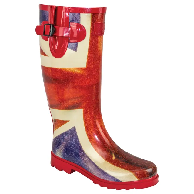 Highlander Union Jack bottes caoutchouc pointure 9