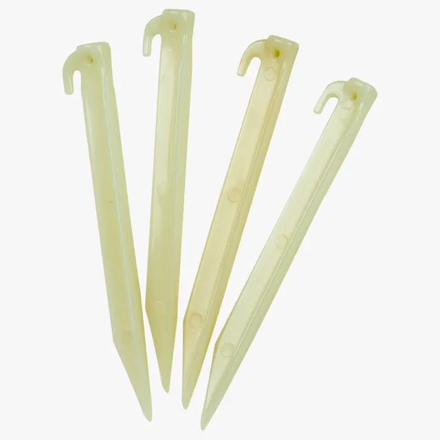 HIGHLANDER Piquets Tente Phosphorescents Lot de 4 Nuit