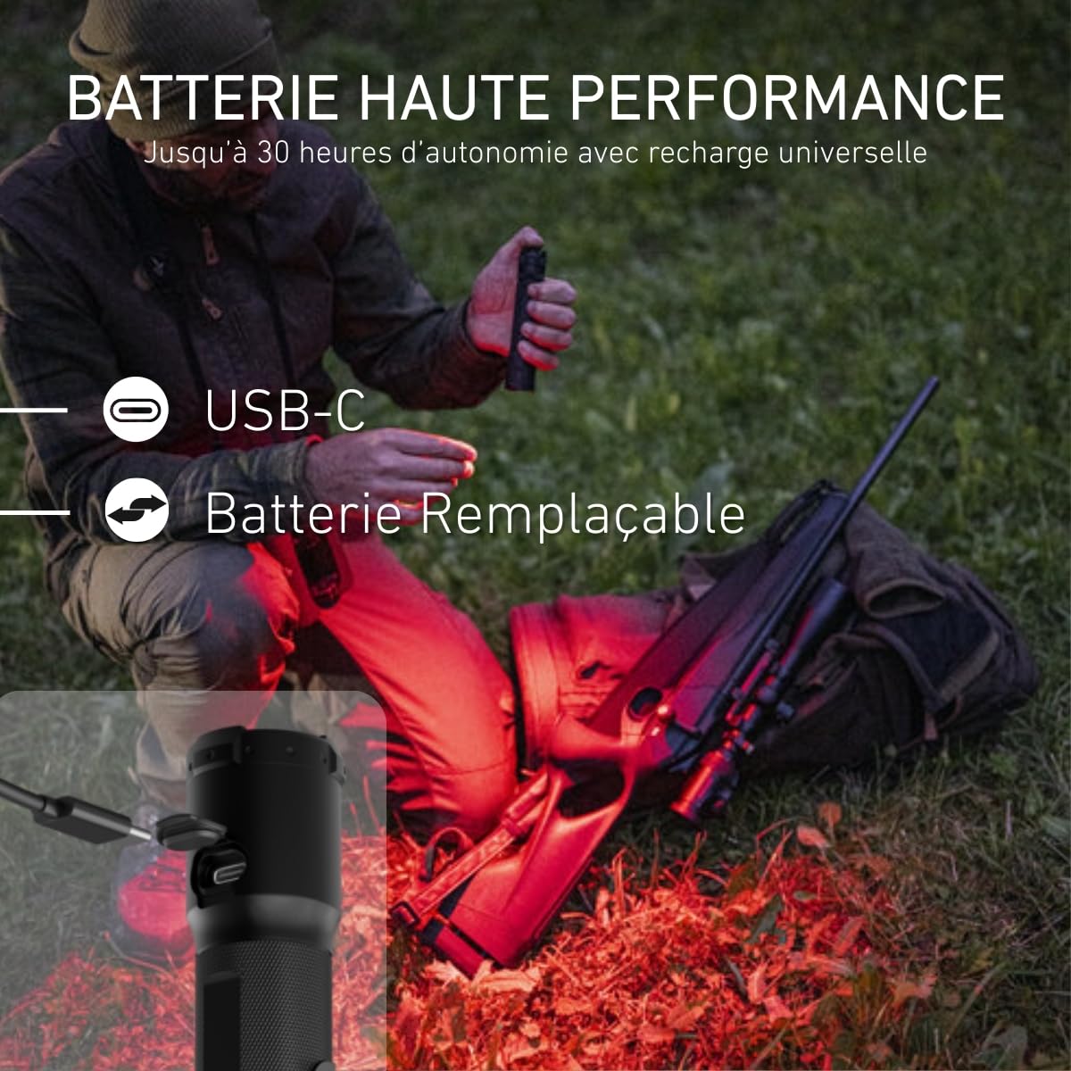 Ledlenser TAC7R lampe tactique 3200 lm RGB strobe