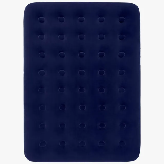 HIGHLANDER Deluxe Matelas Gonflable Double 2 Places Bleu