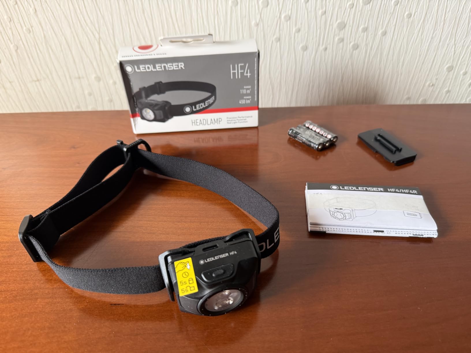 Ledlenser HF4 lampe frontale bleue 450 lm 110 m IP67
