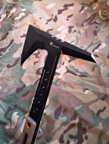 HX Camping Hatchet FT-12 hachette DC53 manche G10 tan