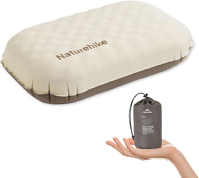 Naturehike YuGu oreiller camping gonflable hybride mousse
