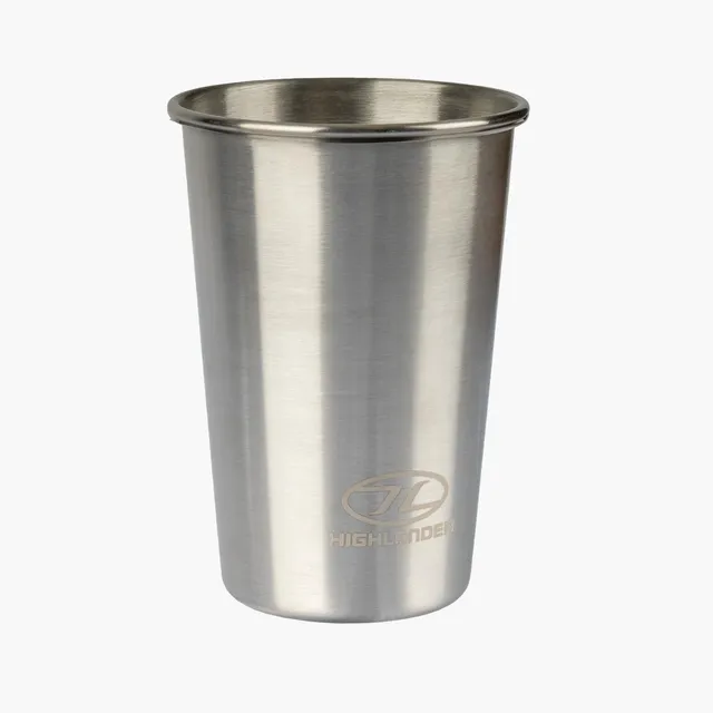 Highlander Camping Accessories Camp Cup 500ml tasse inox